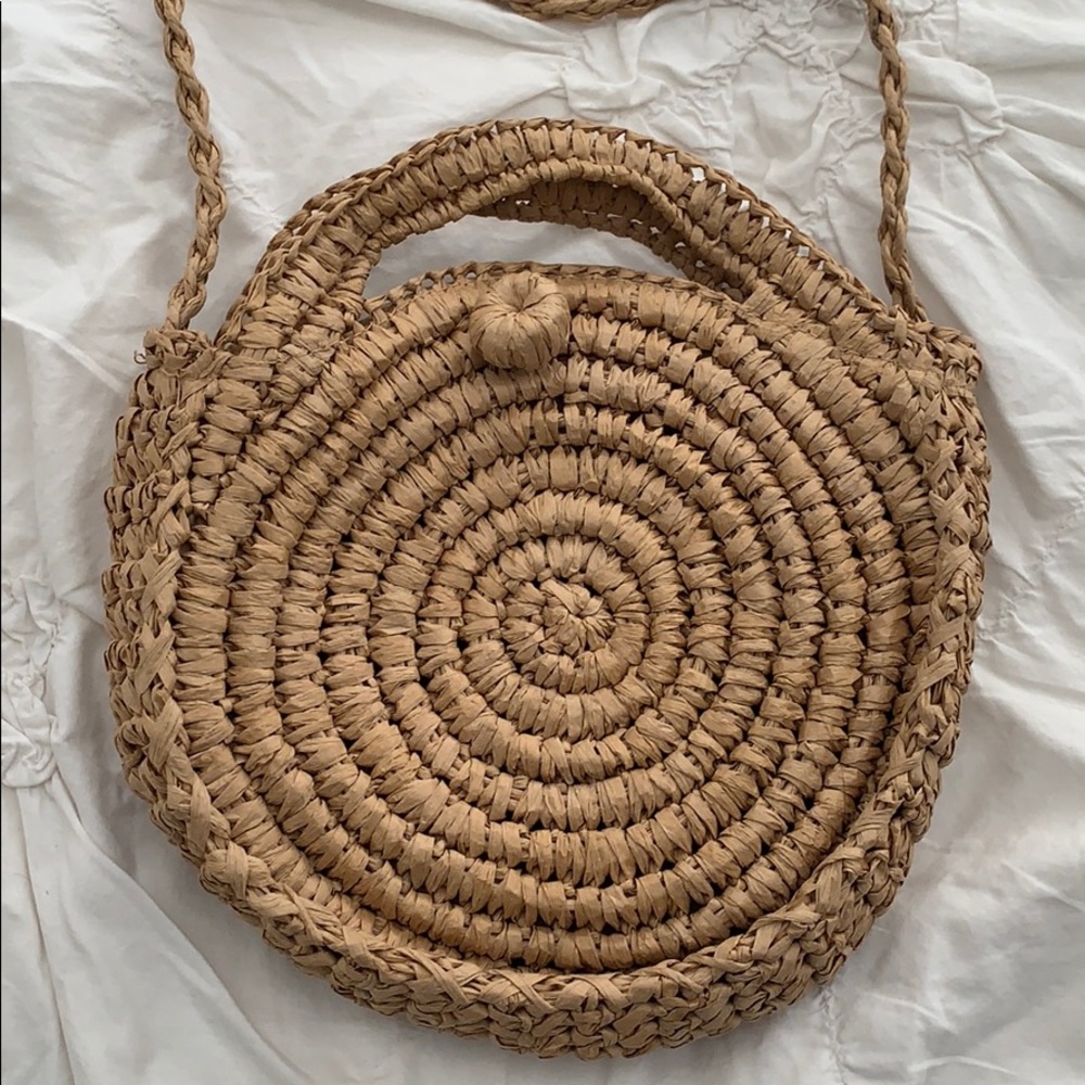 Straw bag